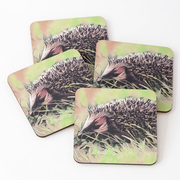 Item preview, Abstract Colorful Hedgehog Design designed and sold by Heathermarie321.