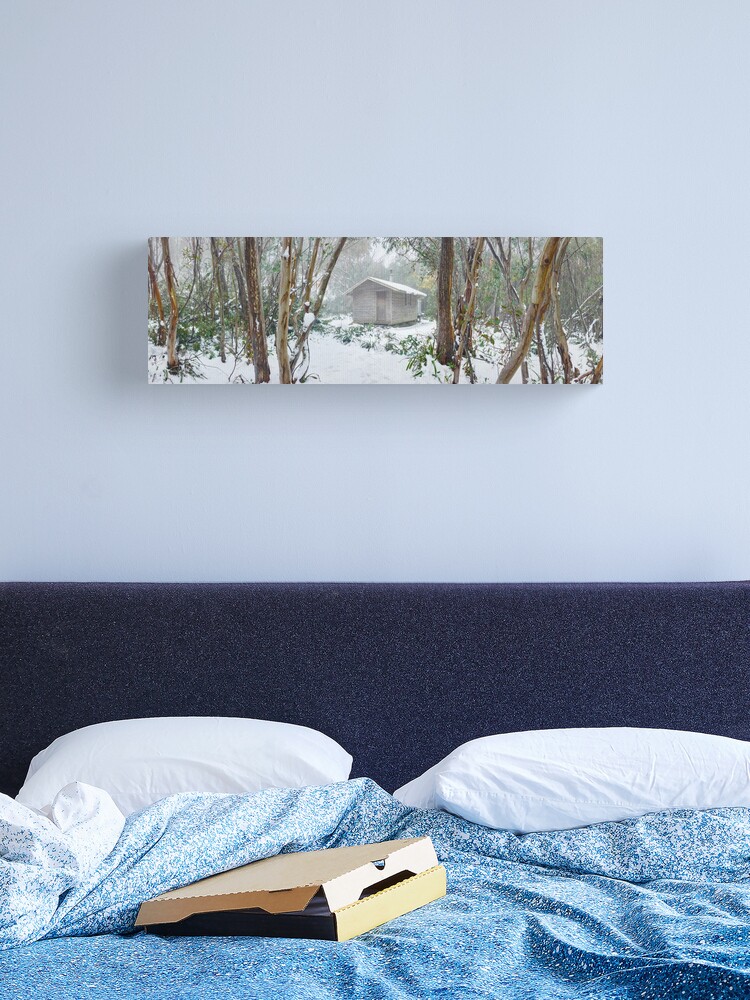 Thumbnail 1 of 3, Canvas Print, Bivouac Hut, Staircase Spur, Mt Bogong, Victoria, Australia designed and sold by Michael Boniwell.