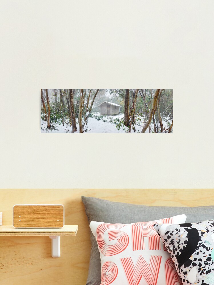 Thumbnail 1 of 3, Photographic Print, Bivouac Hut, Staircase Spur, Mt Bogong, Victoria, Australia designed and sold by Michael Boniwell.
