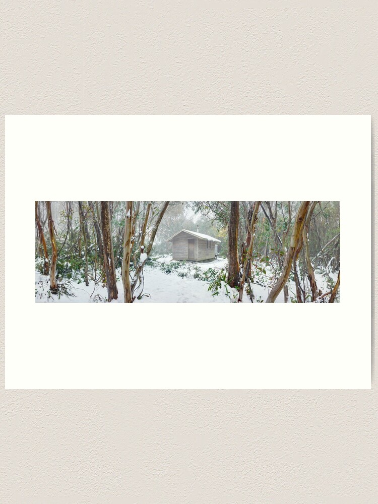 Art Print, Bivouac Hut, Staircase Spur, Mt Bogong, Victoria, Australia designed and sold by Michael Boniwell