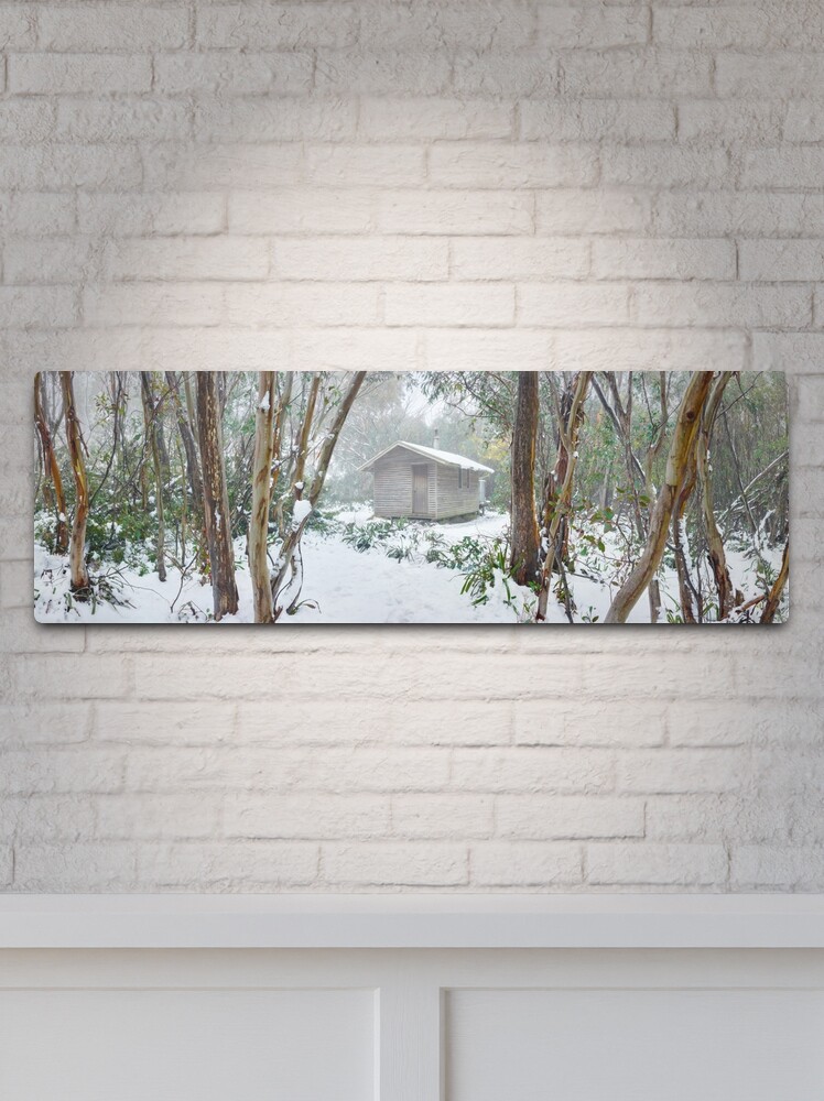 Thumbnail 2 of 4, Metal Print, Bivouac Hut, Staircase Spur, Mt Bogong, Victoria, Australia designed and sold by Michael Boniwell.