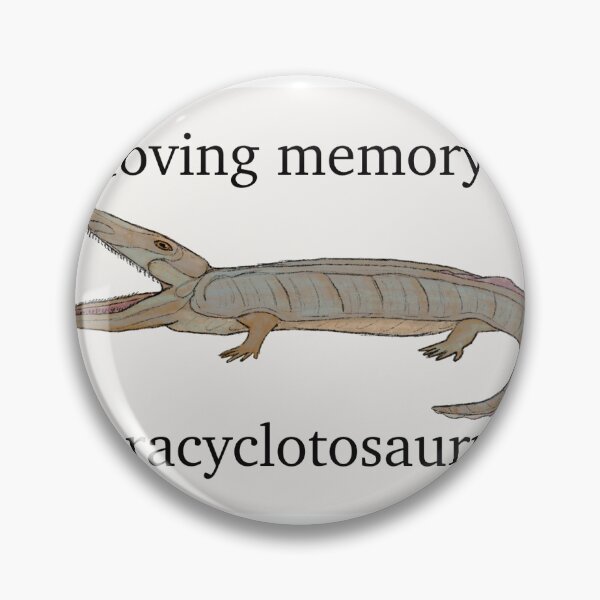 Item preview, In loving memory of Paracyclotosaurus  designed and sold by Frogcalledclaud.