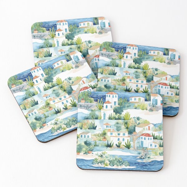 Item preview, Charming Aegean Dreams 07: Fresh Greek Houses designed and sold by OurBarcode.
