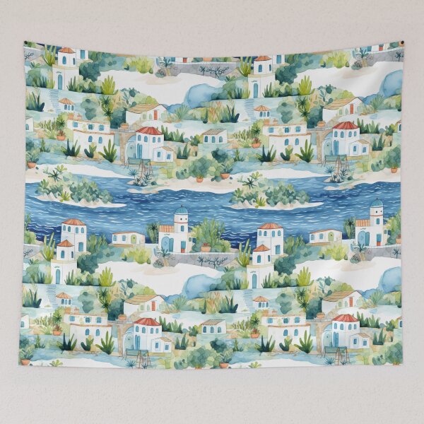 Item preview, Charming Aegean Dreams 07: Fresh Greek Houses designed and sold by OurBarcode.