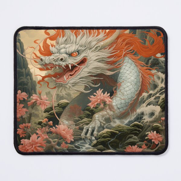 Item preview, Majestic Dragon in a Mesmerizing Wilderness designed and sold by HoneyNutsGibso.