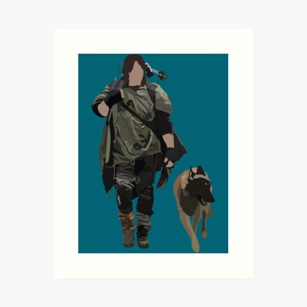 Item preview, Daryl Dixon and Dog designed and sold by Lemonsimson.