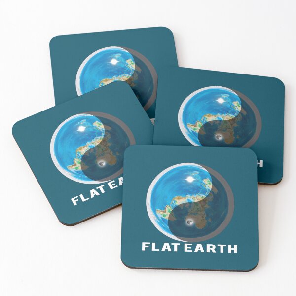 Item preview, Flat Earth Yin and Yang  designed and sold by greenbergalonso.