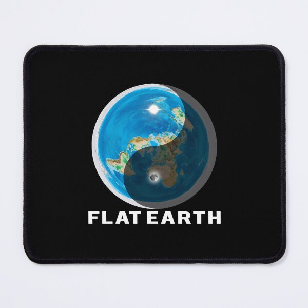 Item preview, Flat Earth Yin and Yang  designed and sold by greenbergalonso.