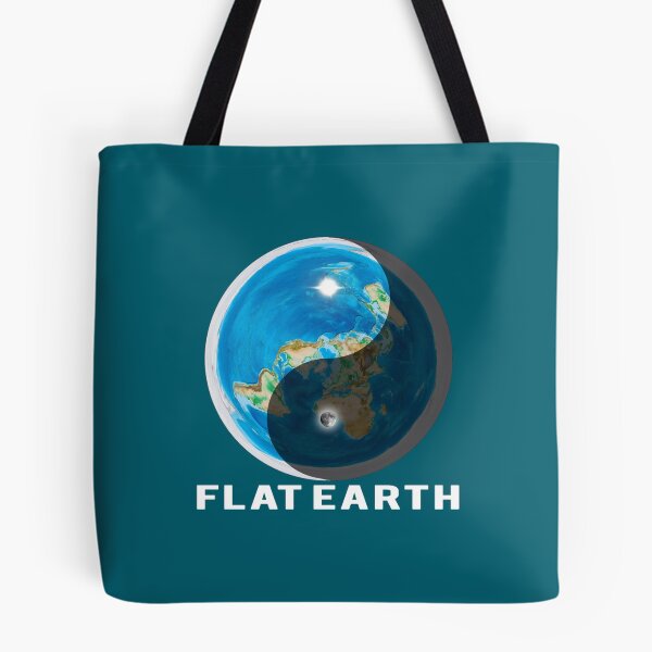 Item preview, Flat Earth Yin and Yang  designed and sold by greenbergalonso.