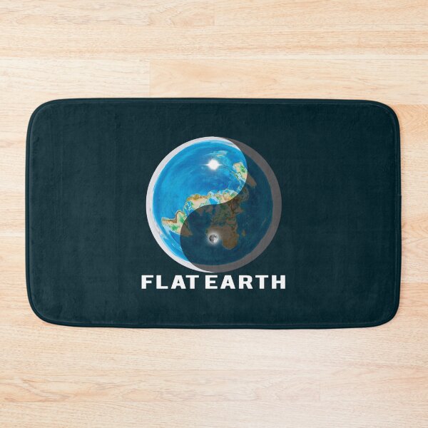 Item preview, Flat Earth Yin and Yang  designed and sold by greenbergalonso.