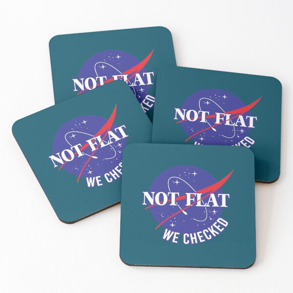 Item preview, NASA Not Flat We Checked designed and sold by greenbergalonso.