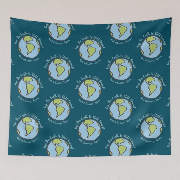 Item preview, Neil deGrasse Tyson Round Not Flat Earth designed and sold by greenbergalonso.