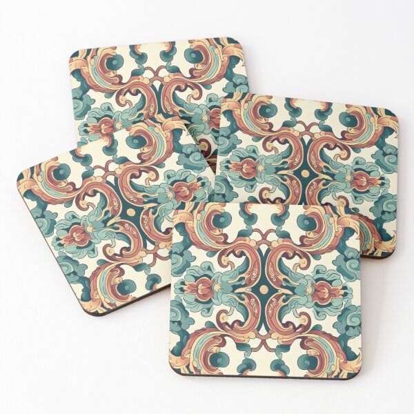 Item preview,  Art nouveau Chinese style pattern  designed and sold by ArtNouveauLou.