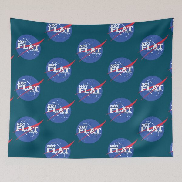 Item preview, Not Flat, We Checked designed and sold by greenbergalonso.