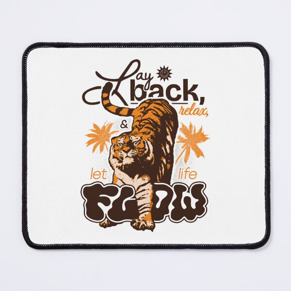 Item preview, Chilling tiger - lay back, relax, and let life flow designed and sold by URBAN LEADS.
