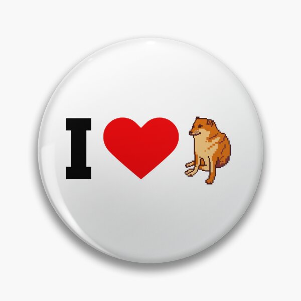 Item preview, I love Cheems designed and sold by masinibobus.