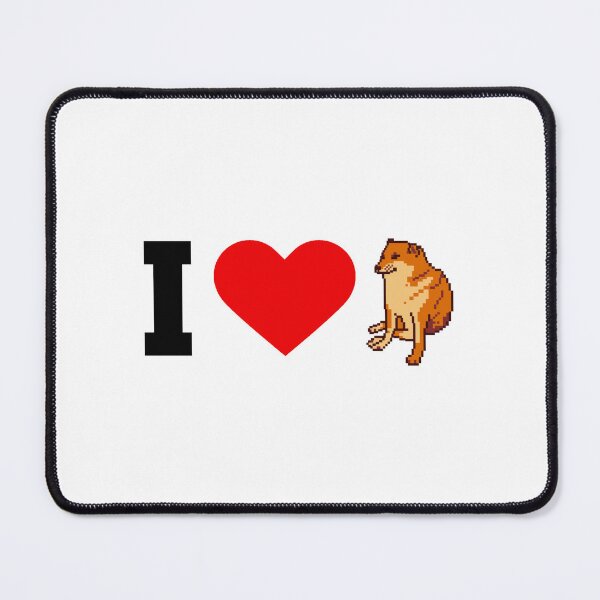 Item preview, I love Cheems designed and sold by masinibobus.