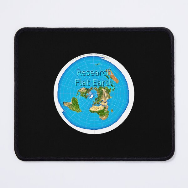 Item preview, Research Flat EarthAzimuthal Flat Earth Map designed and sold by greenbergalonso.