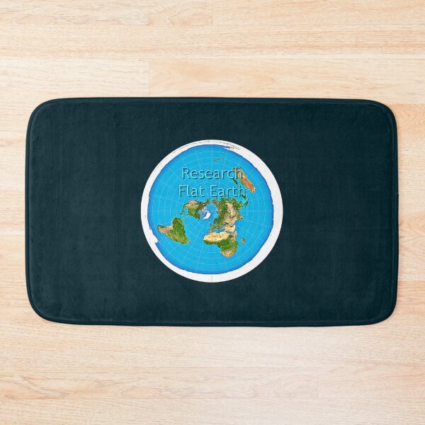 Item preview, Research Flat EarthAzimuthal Flat Earth Map designed and sold by greenbergalonso.