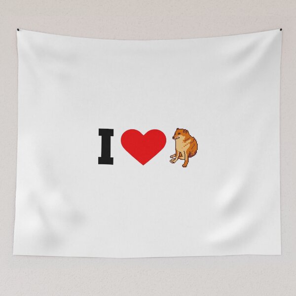 Item preview, I love Cheems designed and sold by masinibobus.