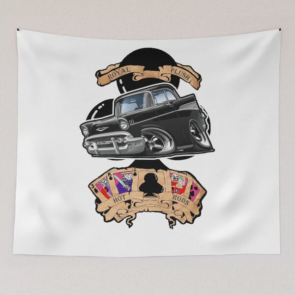 Item preview, Royal Flush Hot Rods 57 Chevy Belair designed and sold by T-Bucket-Tees.