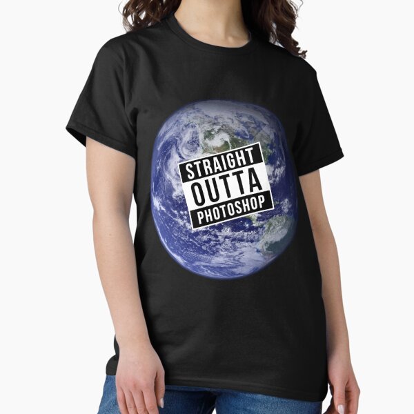 Item preview, Straight Outta Photoshop Earth designed and sold by greenbergalonso.
