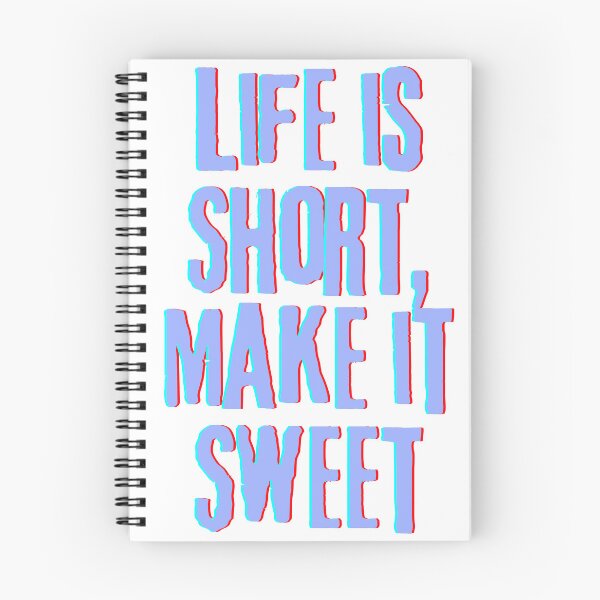 Item preview, Life is Short, Make it Sweet designed and sold by YQvibe Studio.
