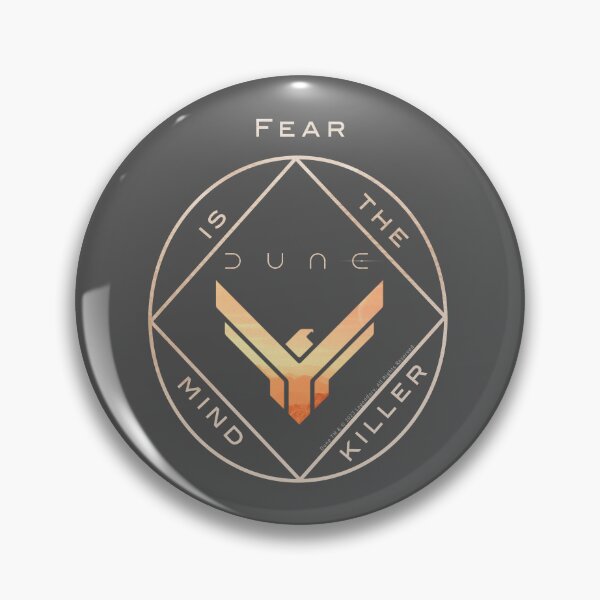 Item preview, Dune Fear is the mind killer, Dune logo, Atreides designed and sold by SoloAutenica.