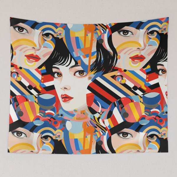 Item preview, Fashion woman with pop art designed and sold by Snoobstyle.