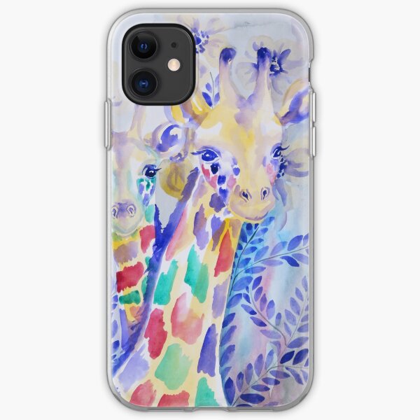 Giraffe Friends iPhone Soft Case