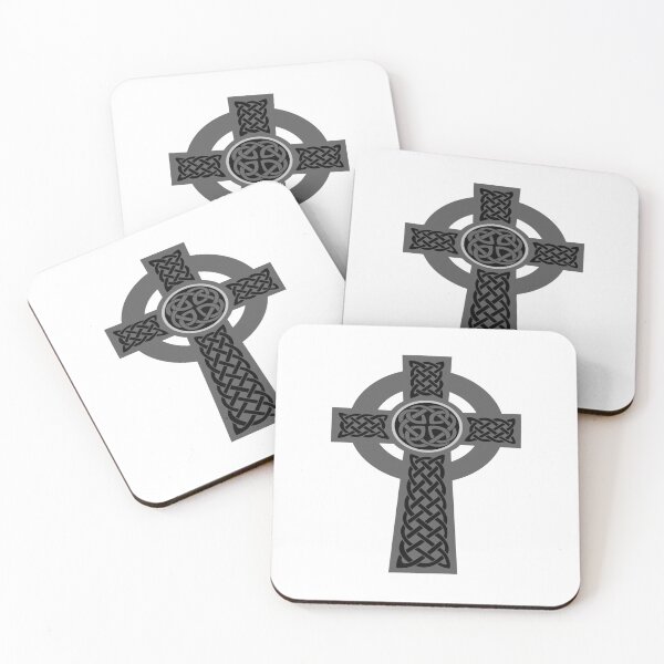 Item preview, Celtic High Cross Greyscale Logo designed and sold by taiche.
