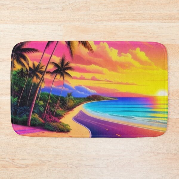 Item preview, Colorful Sunset Drive on the Beach designed and sold by calibrit.