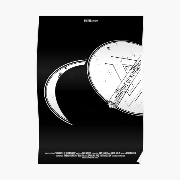 Bastille // Comfort Of Strangers - Black and White Poster