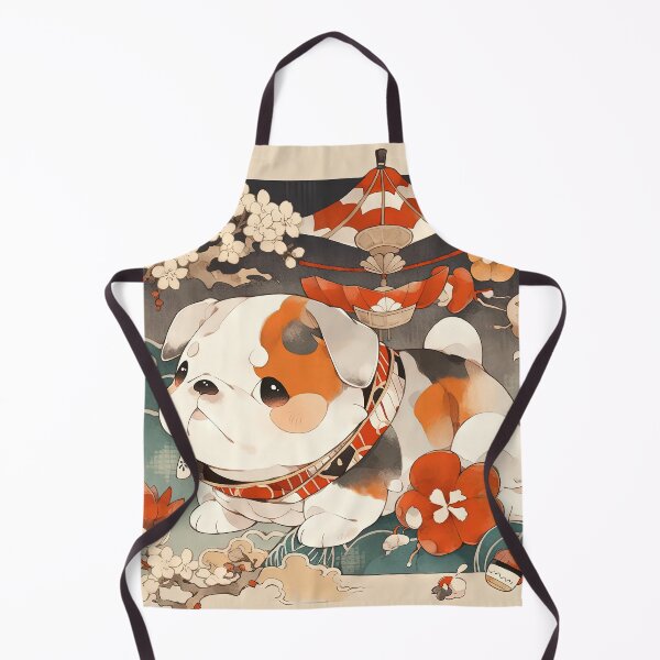 Item preview, Japanese Woodblock Style Bulldog Puppy designed and sold by BlvckSky.