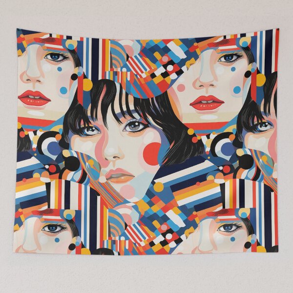 Item preview, Fashion woman with pop art 2 designed and sold by Snoobstyle.