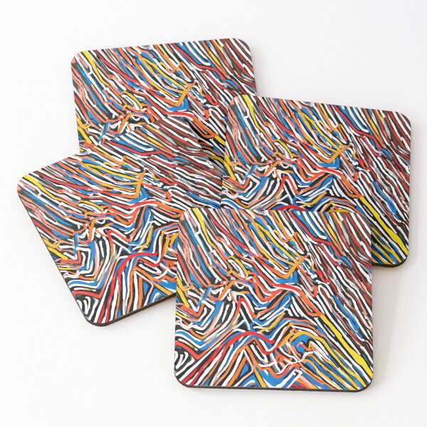 Item preview, Playful Decorative Squiggles Line Painting designed and sold by Tamas Das.