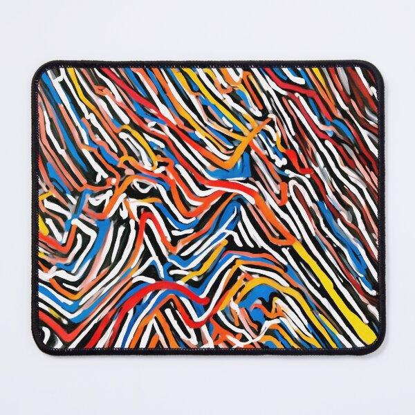 Item preview, Playful Decorative Squiggles Line Painting designed and sold by Tamas Das.