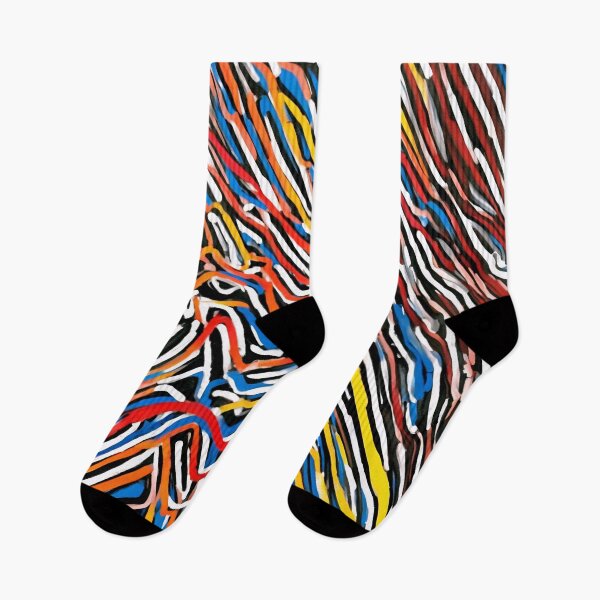 Item preview, Playful Decorative Squiggles Line Painting designed and sold by Tamas Das.