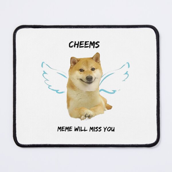 Item preview, RIP Cheems dog meme designed and sold by masinibobus.