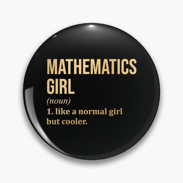 Item preview, Mathematics Girl Definition in Gold designed and sold by XCIV.