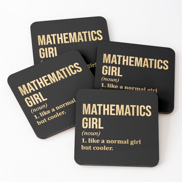 Item preview, Mathematics Girl Definition in Gold designed and sold by XCIV.