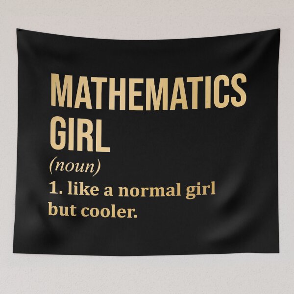 Item preview, Mathematics Girl Definition in Gold designed and sold by XCIV.