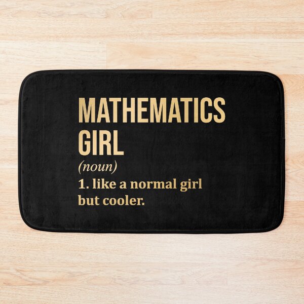 Item preview, Mathematics Girl Definition in Gold designed and sold by XCIV.