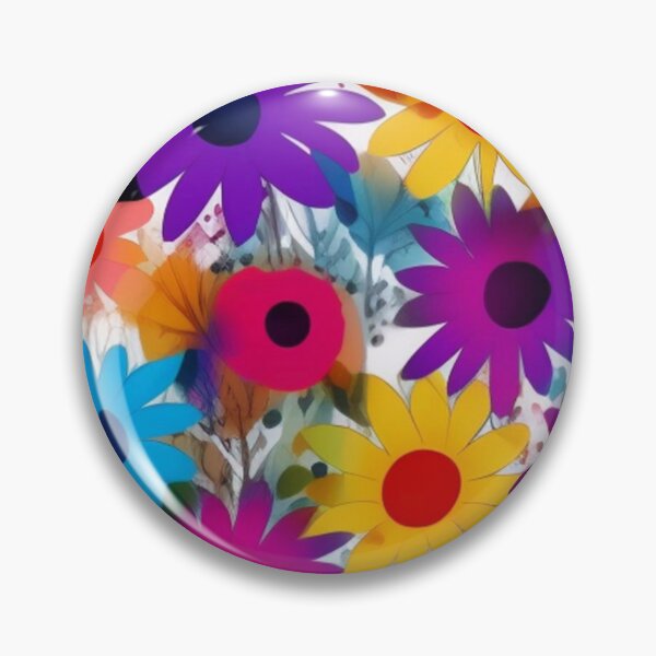 Item preview, Abstract Colorful Daisey Pattern designed and sold by calibrit.