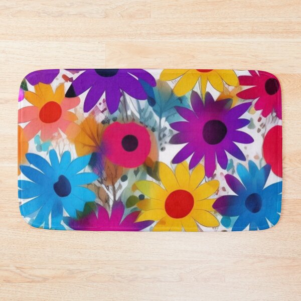 Item preview, Abstract Colorful Daisey Pattern designed and sold by calibrit.