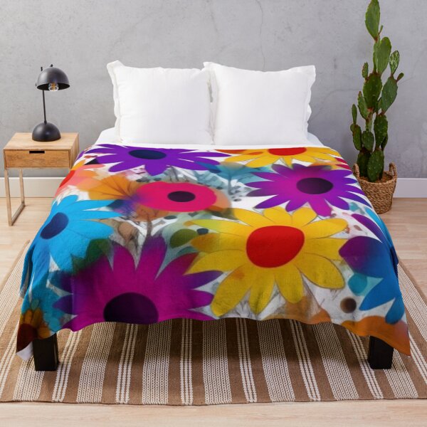 Item preview, Abstract Colorful Daisey Pattern designed and sold by calibrit.