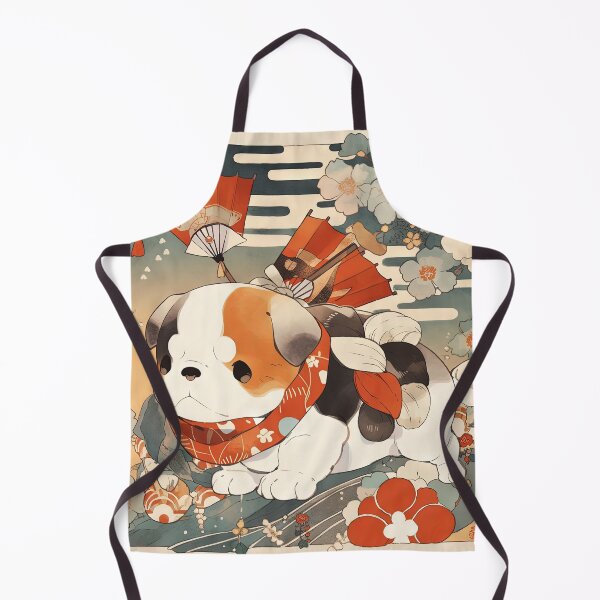 Item preview, Japanese Woodblock Style Bulldog Puppy  designed and sold by BlvckSky.