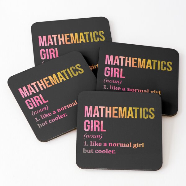 Item preview, Mathematics Girl Definition in Watercolor designed and sold by XCIV.