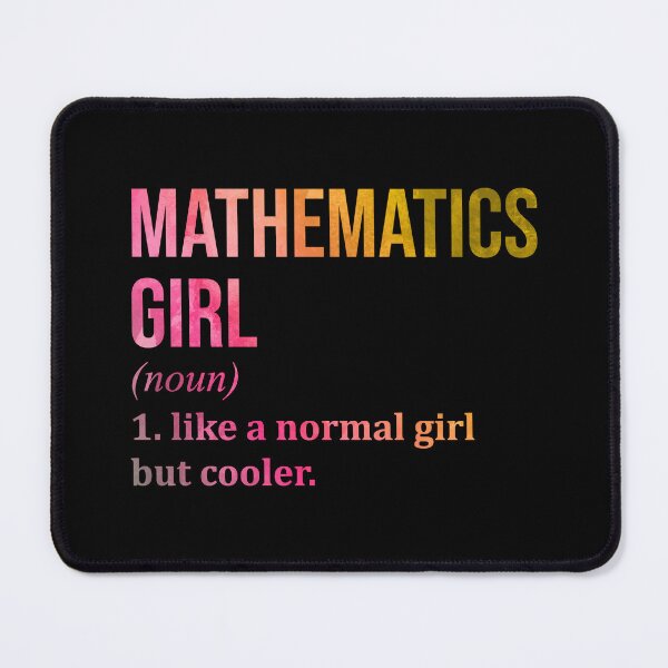 Item preview, Mathematics Girl Definition in Watercolor designed and sold by XCIV.