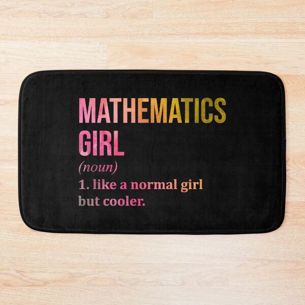 Item preview, Mathematics Girl Definition in Watercolor designed and sold by XCIV.